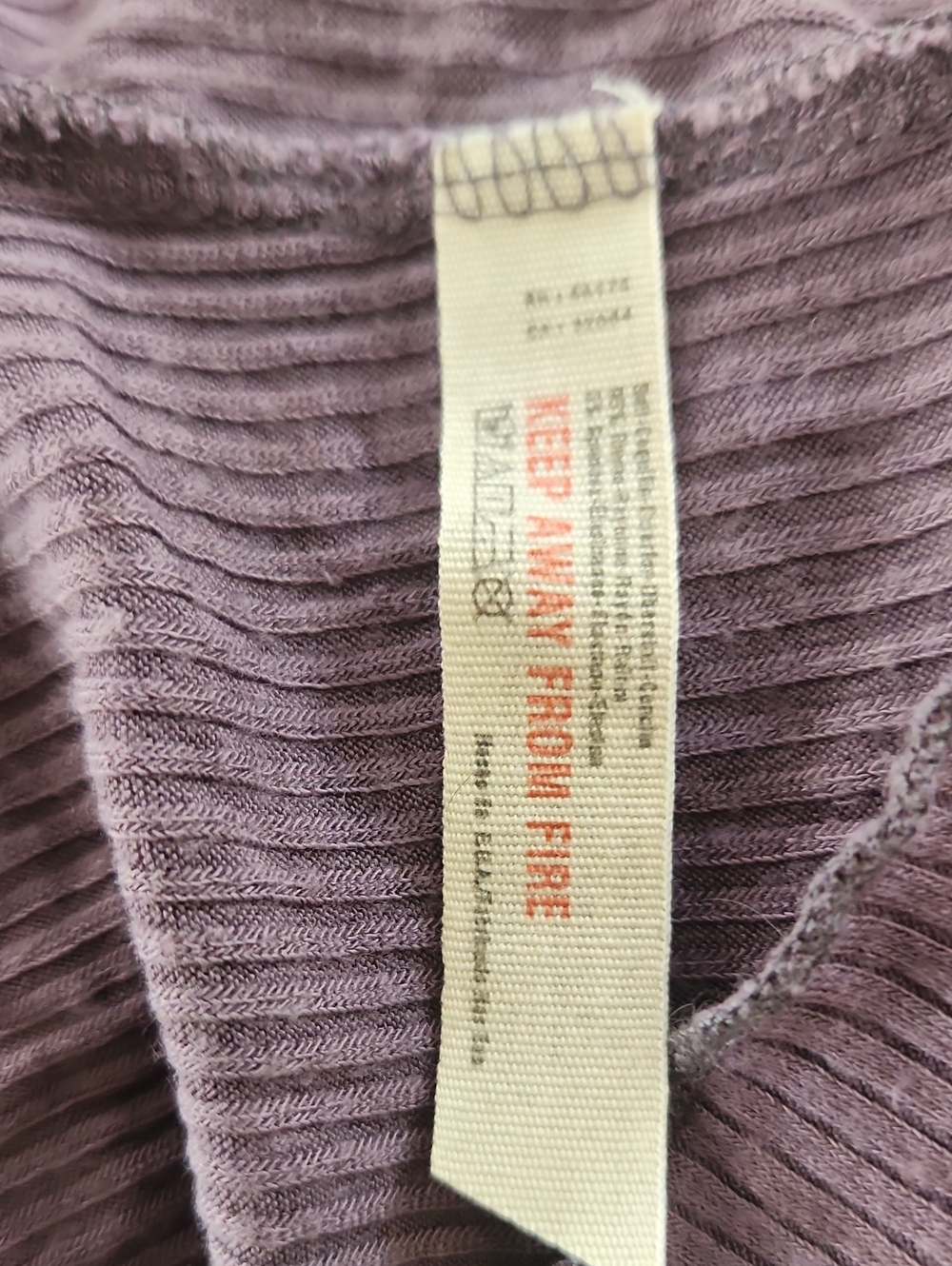 Free People Lavender Ribbed V-Notch Crop Tank - Picture 7 of 7